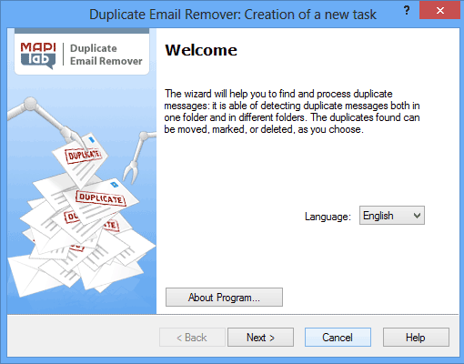Outlook Duplicates Remover Wizard