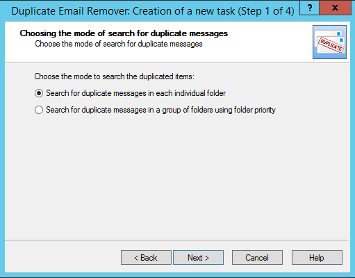 Define folder for Outlook 2013 duplicates