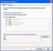 Allgemeine Einstellungen von Email Reminder