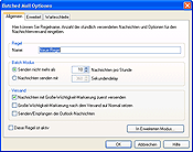 Allgemeine Einstellungen von Batched Mail