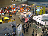 The Exhibition Hall at Microsoft TechEd: IT Forum welcomed over 100 leading Microsoft partners from around the world