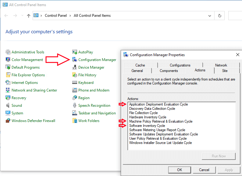 Configuration Manager Properties