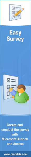 Create and conduct the survey with Microsoft Outlook and Microsoft Access