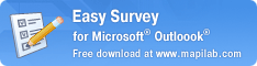 Create and conduct the survey with Microsoft Outlook and Microsoft Access