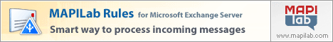 Manage Exchange Server server-side rules for the processing of incoming messages