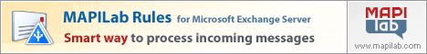 Manage Exchange Server server-side rules for the processing of incoming messages
