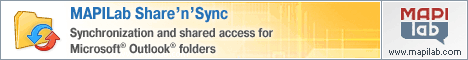 Synchronization and shared access for Microsoft Outlook folders