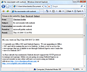 Message view (HTML Archive for Mobile Devices)