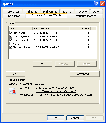Advanced Folders Watch 1.2