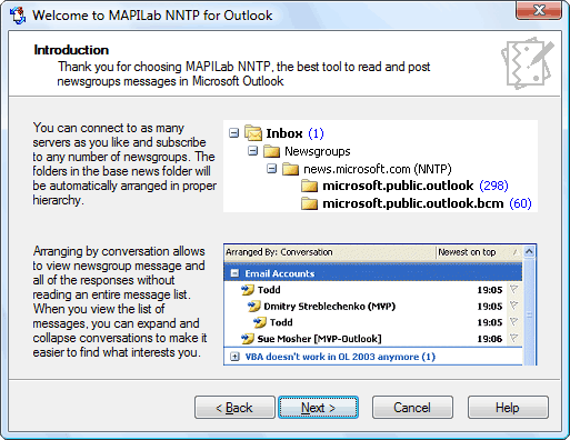 MAPILab NNTP for Outlook - Newsgroup support for Microsoft Outlook
