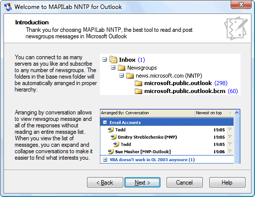 MAPILab NNTP for Outlook - Newsgroup support for Microsoft Outlook