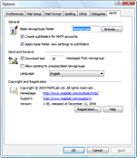 MAPILab NNTP Outlook add-in settings