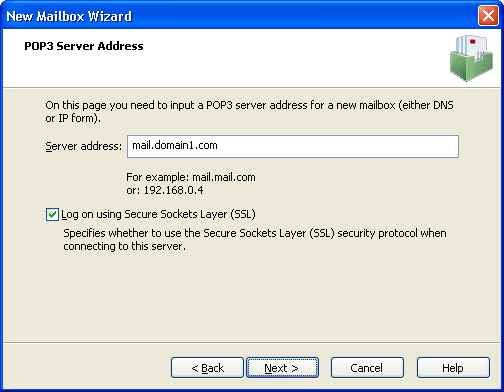 Screenshot for Native POP3 Connector 2.5.0