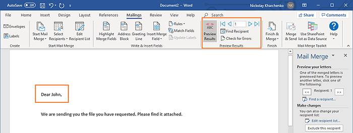 mail merge toolkit word 2010