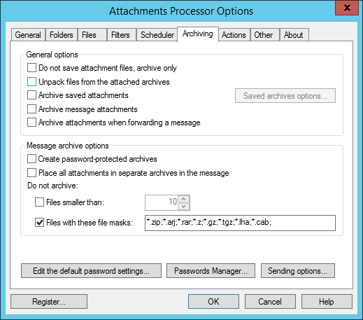 Blocking attachments in Outlook