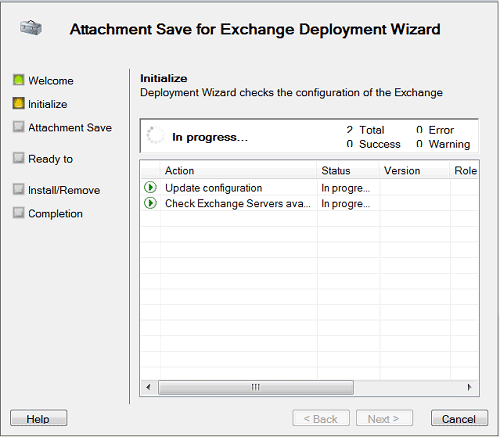 Save mail attachments on Exchange Server