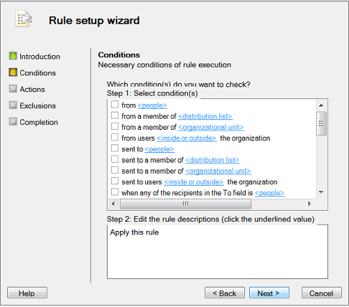 Exchange Server saves attachments