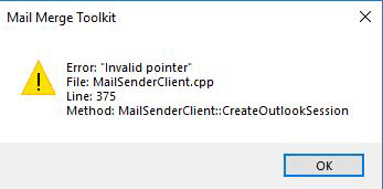 mail merge toolkit invalid pointer mail merge toolkit invalid pointer
