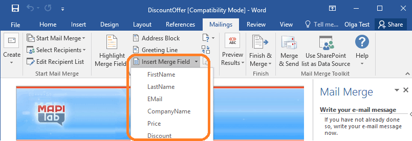 Get fields from SharePoint List