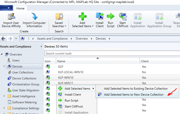 Orchestration groups - Configuration Manager