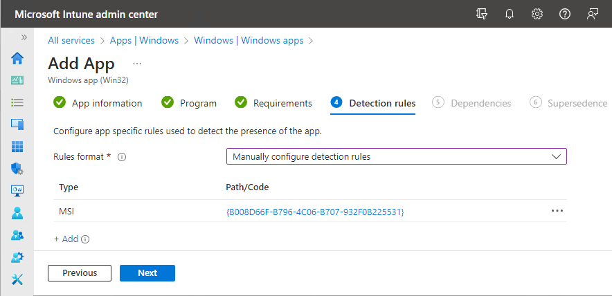 Manualy Configure Detection Rules