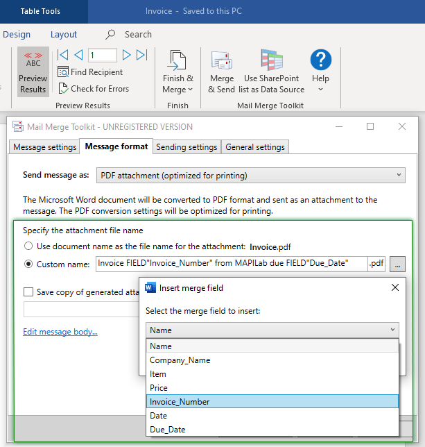 mail merge toolkit serial key