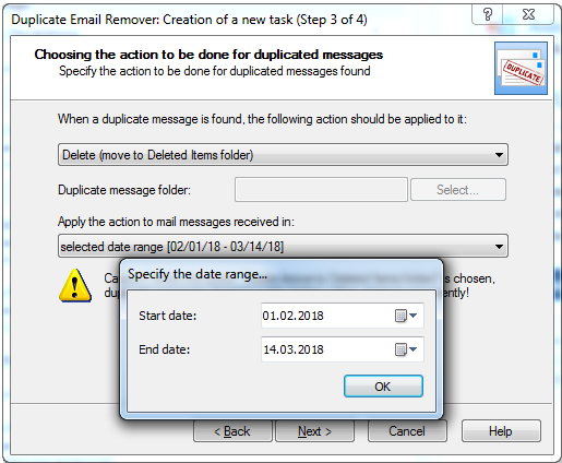 Remove duplicated emails in Outlook