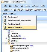 Printing in Outlook