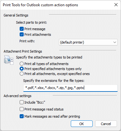 Windows automatically print files in folder